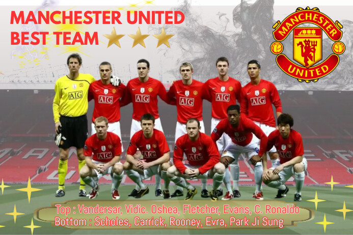 Manchester United Template | PosterMyWall