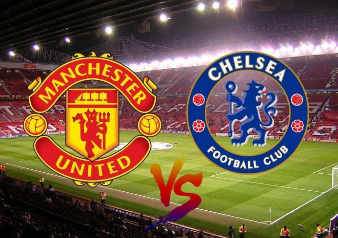 Manchester united vs Chelsea A4 template