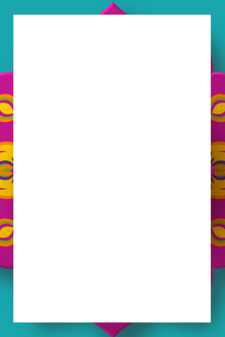 Mandala Background Template for Posters Plakkaat