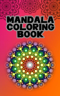 Mandala Coloring Book Kindle/Book Covers template