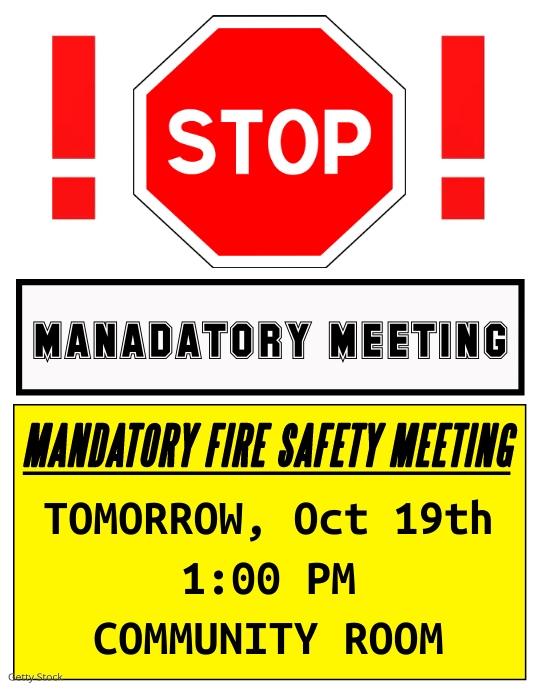 Mandatory Staff Meeting Invitation Mandatory Staff Meeting Invitation