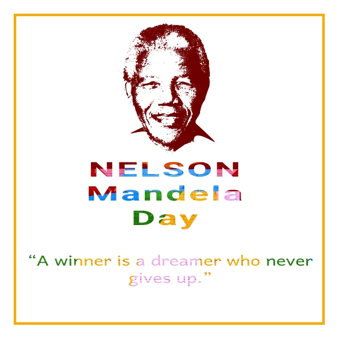 Mandela Day Template PosterMyWall