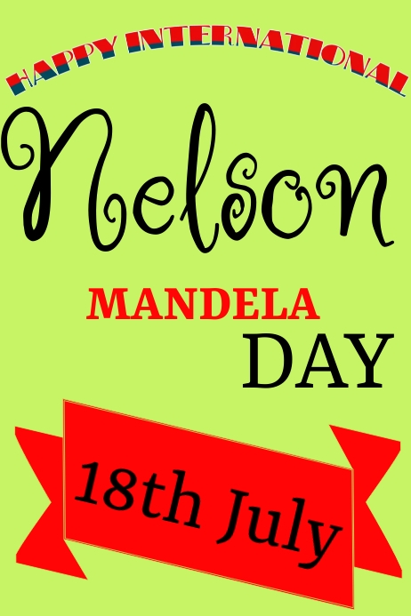 Mandela Day Template PosterMyWall