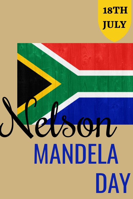 Mandela Day Template PosterMyWall