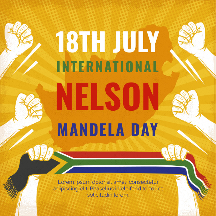 MANDELA DAY Template PosterMyWall