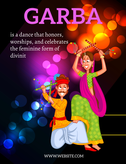 Garba Template | PosterMyWall