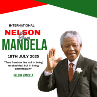 Mandela Day  Instagram Post Instagram-opslag template