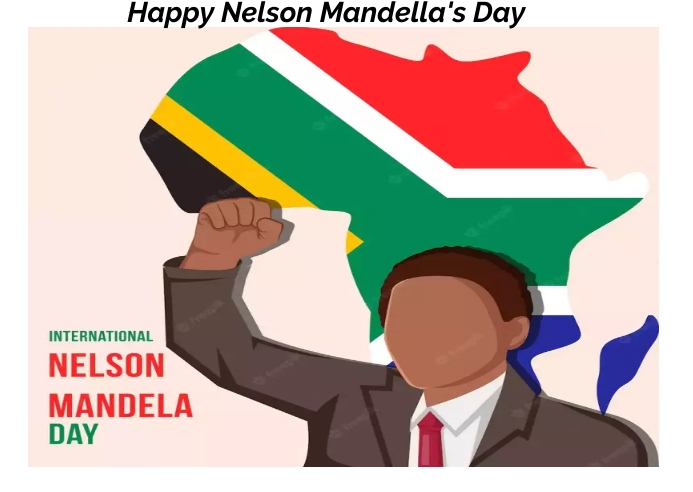 Mandellas liberation day poster design templa Pocztówka template