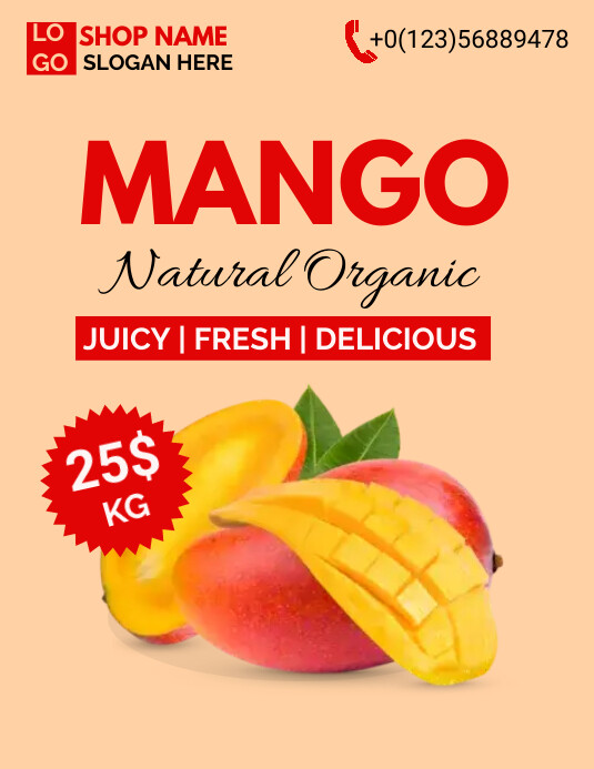 Copy of Mango | PosterMyWall
