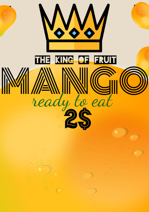 mango flyer template | PosterMyWall