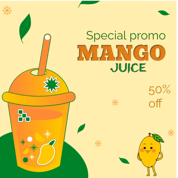 Mango instagram post Template | PosterMyWall