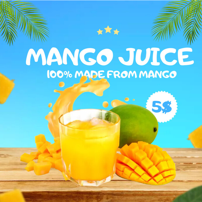 MANGO JUICE FLYERS Templat | PosterMyWall