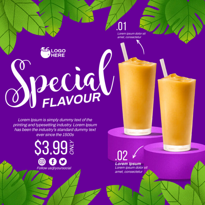 Mango Milkshake Template Postermywall Mango Milkshake Template Postermywall