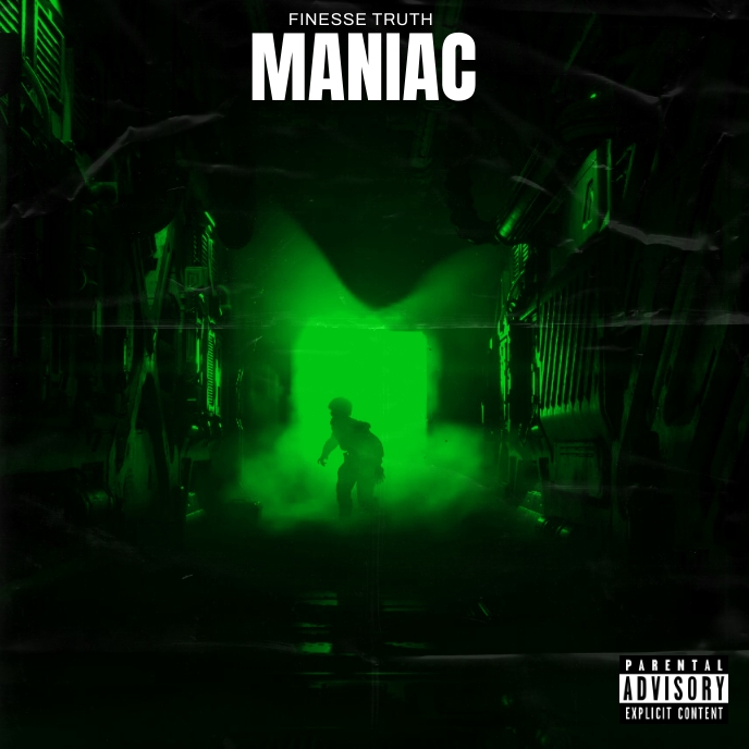 Maniac Album Cover template