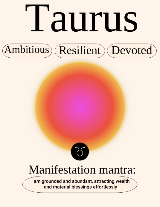 Manifestation mantra Flyer (US Letter) template