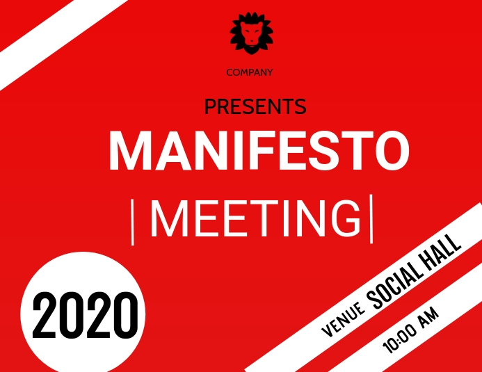 Manifesto Template PosterMyWall