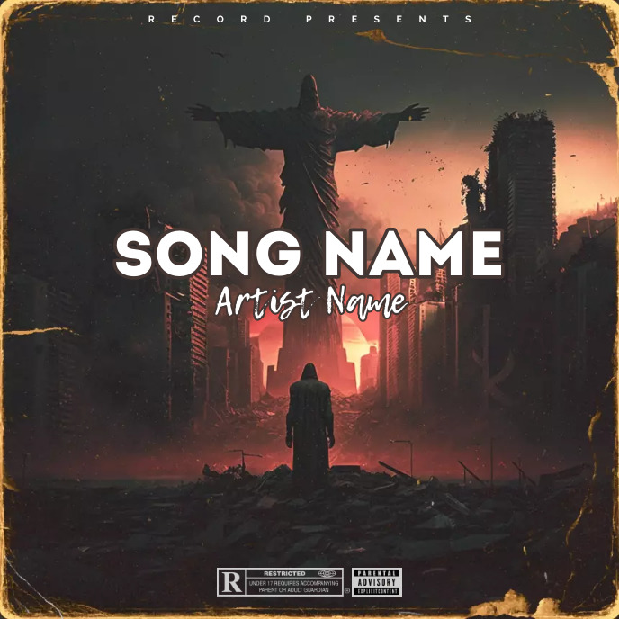 Issue Rapper Mixtape manipulation Album Cover art trap mixtape rap Template | PosterMyWall