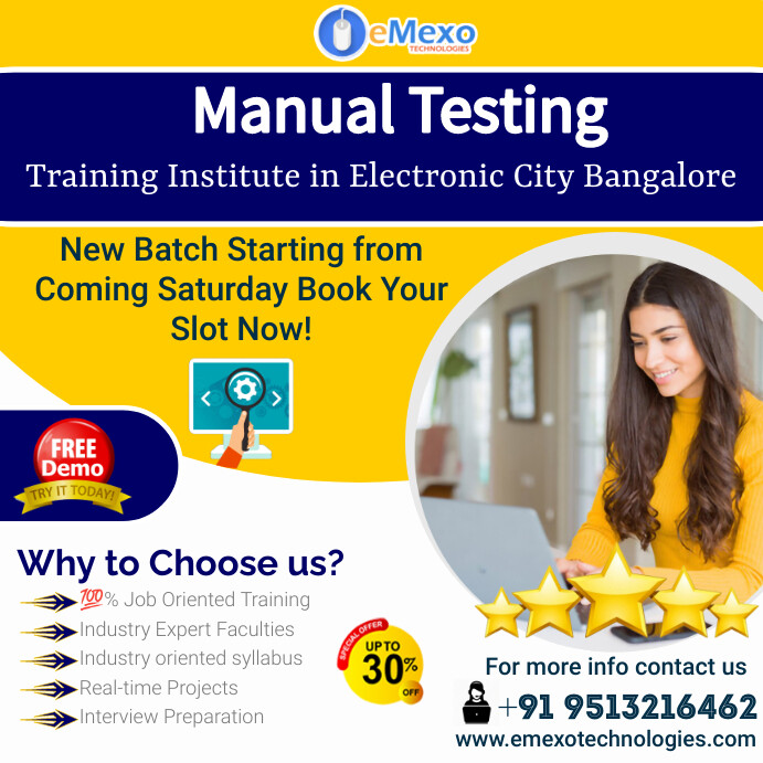Copy of Manual Testing Training Institute in Electron | PosterMyWall