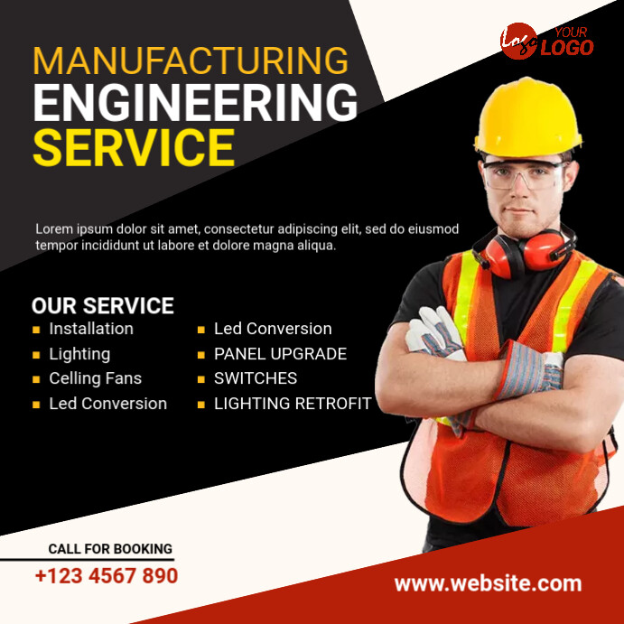 Manufacturing Engineering Service | PosterMyWall