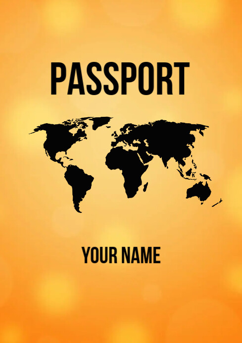 Map Passport Template PosterMyWall