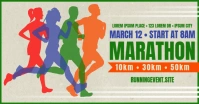 MARATHON BANNER Facebook Shared Image template