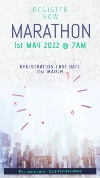 Marathon Instagram Story template