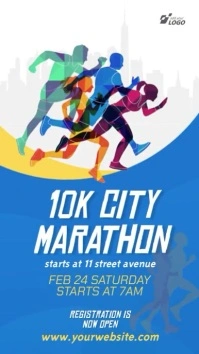 Marathon Event Ad Template Instagram Story