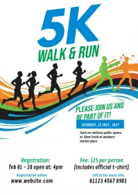 marathon event template A4