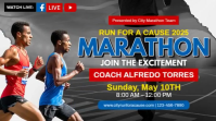 Marathon Run Ads YouTube Thumbnail template