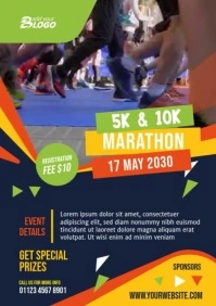 Marathon Video Template A4