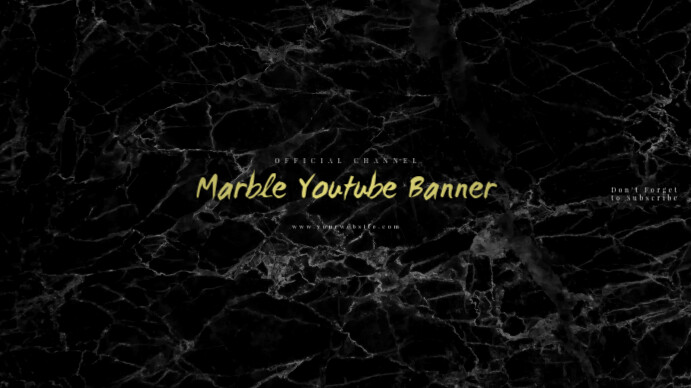 Marble Youtube Banner YouTube-Kanal-Coverfoto template