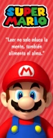 Marca pagina de Super Mario bros para libros Media Página Carta template