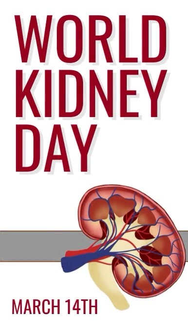 March 14 World Kidney Day (3) Vídeo do TikTok template