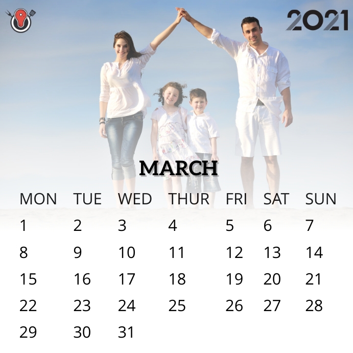 March 21 Calendar Template Postermywall March 21 Calendar Template Postermywall