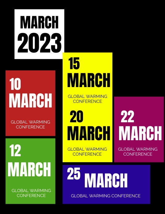 MARCH 2023 SCHEDULE TEMPLATE (1) Flyer (US Letter)