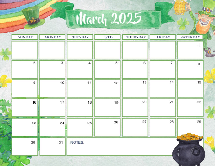 March 2025 Calendar-Vorlage | PosterMyWall march-2025-calendar-vorlage-postermywall