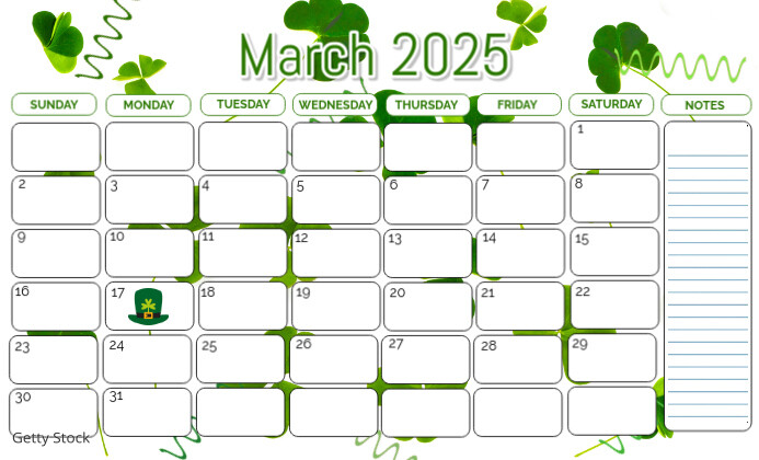 March Calendar 2025 Template | PosterMyWall march-calendar-2025-template-postermywall