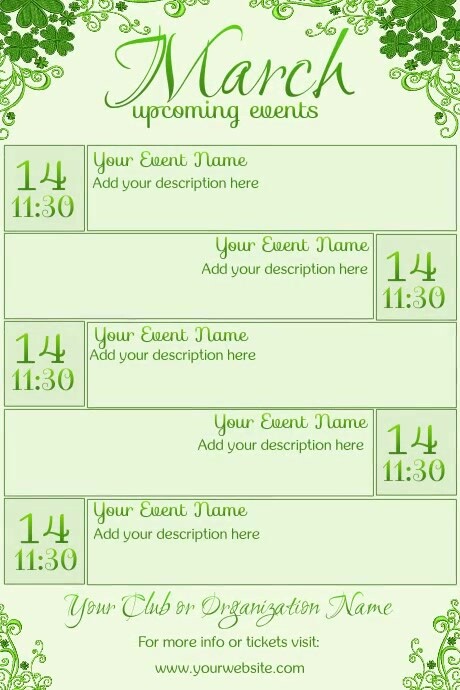 March Calendar by Paula Template | PosterMyWall