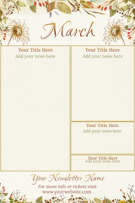 March Calendar by Paula Template | PosterMyWall