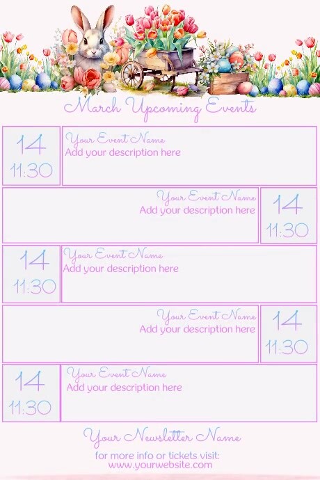 March Calendar by Paula Template | PosterMyWall March Calendar by Paula Template | PosterMyWall
