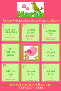 March Calendar Template | PosterMyWall