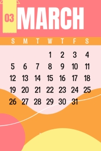 march calendar Template | PosterMyWall