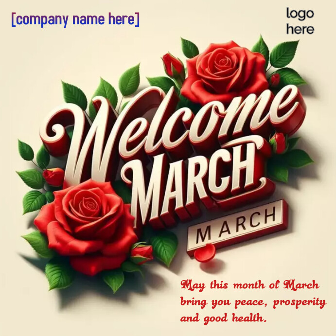 March Template PosterMyWall