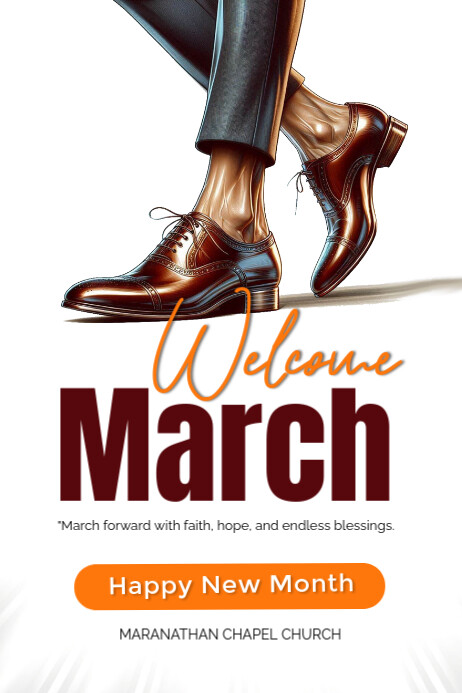 Plantilla de Monthly Church Announcement | PosterMyWall