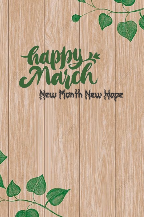 MARCH Template | PosterMyWall