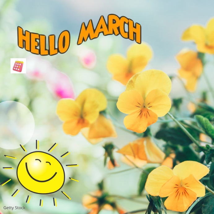 Plantilla de Marzo | PosterMyWall