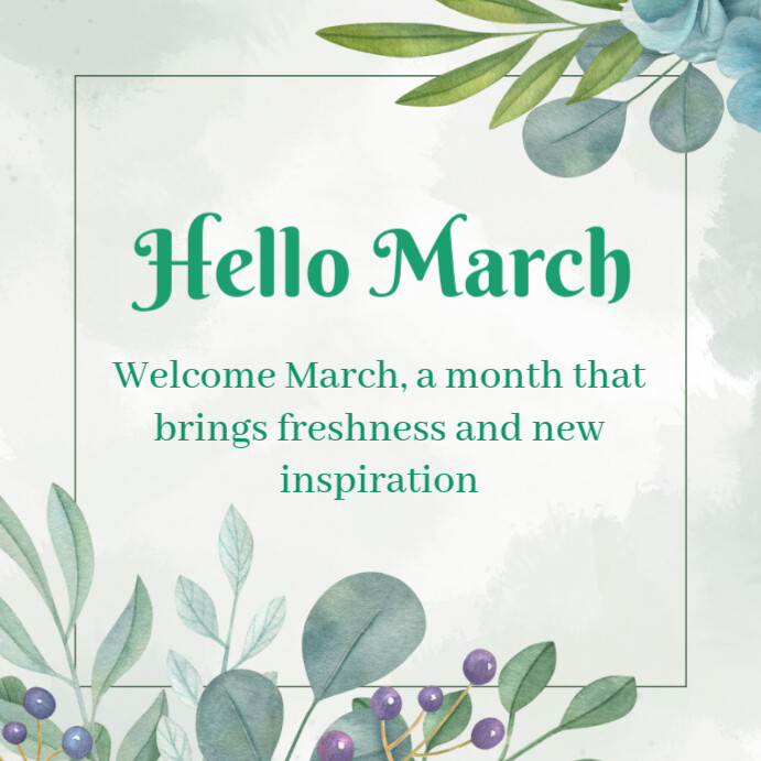 March Template | PosterMyWall