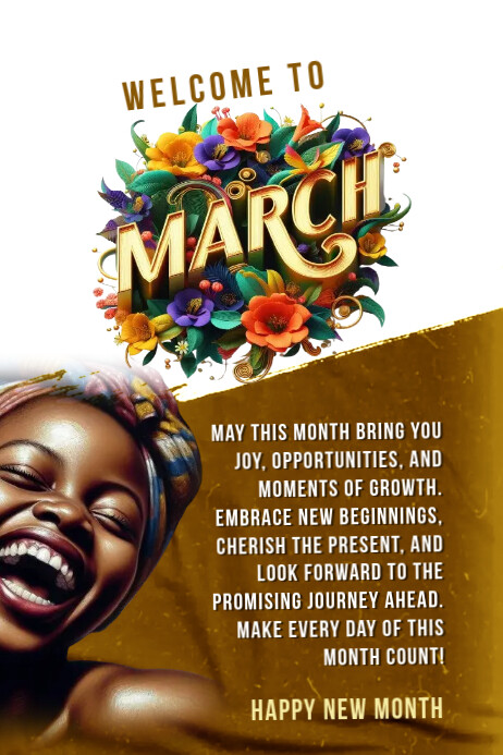 March Template PosterMyWall
