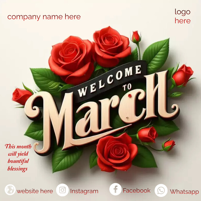 March Template | PosterMyWall