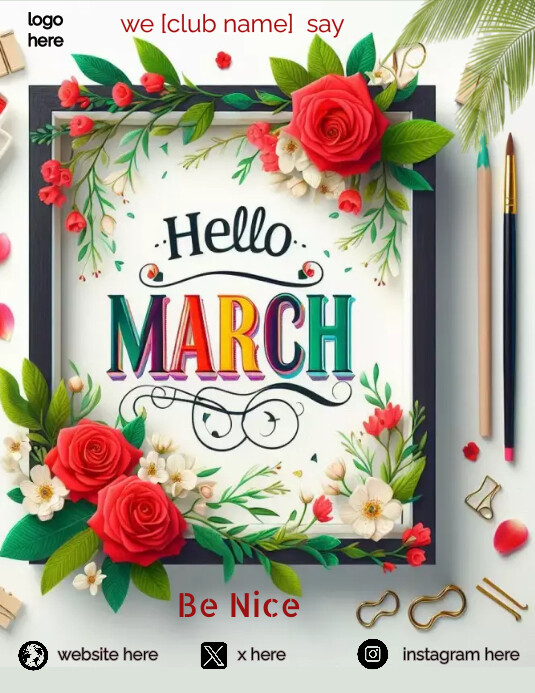 March Template PosterMyWall